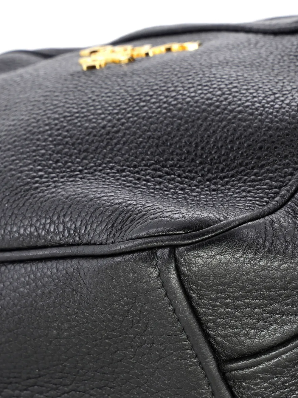 Double Zip Camera Bag Vitello Daino Crossbody Bag