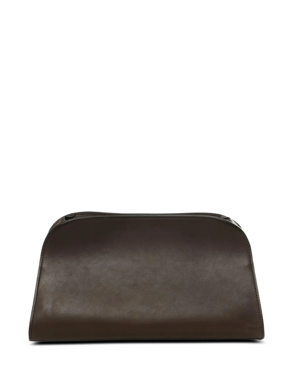 The Row Peggy clutch bag - Marrone