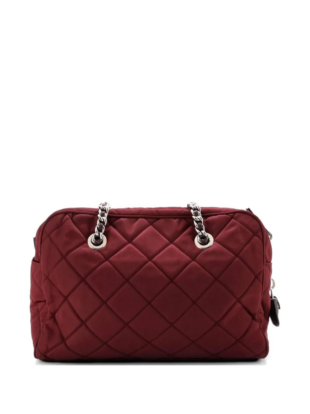 Prada Pre-Owned チェーン キルティング テスート ミディアム