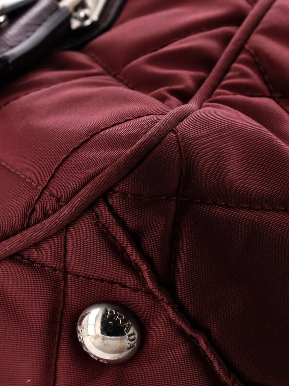 Prada Pre-Owned チェーン キルティング テスート ミディアム