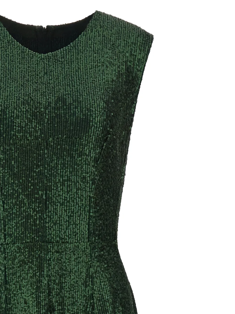  Norma Kamali Grace Sequinned Gown - Green 