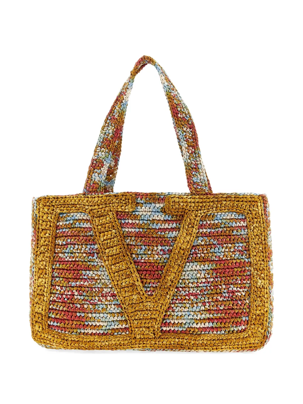 Valentino Garavani large Viva Superstar tote bag - Yellow