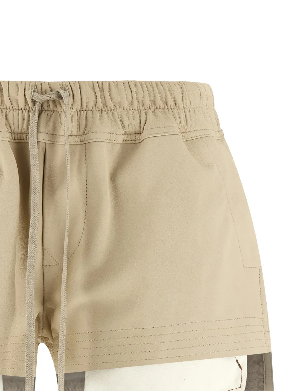  Rick Owens Fog Drawstring Shorts - Neutrals 