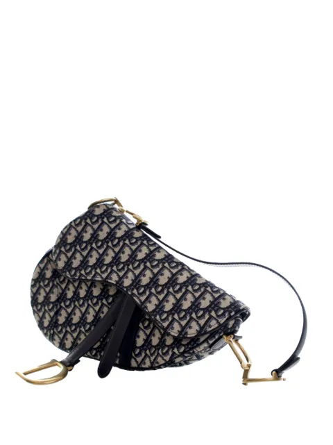 Christian Dior Pre-Owned 2018 Oblique Canvas Saddle Bag shoulder bag
