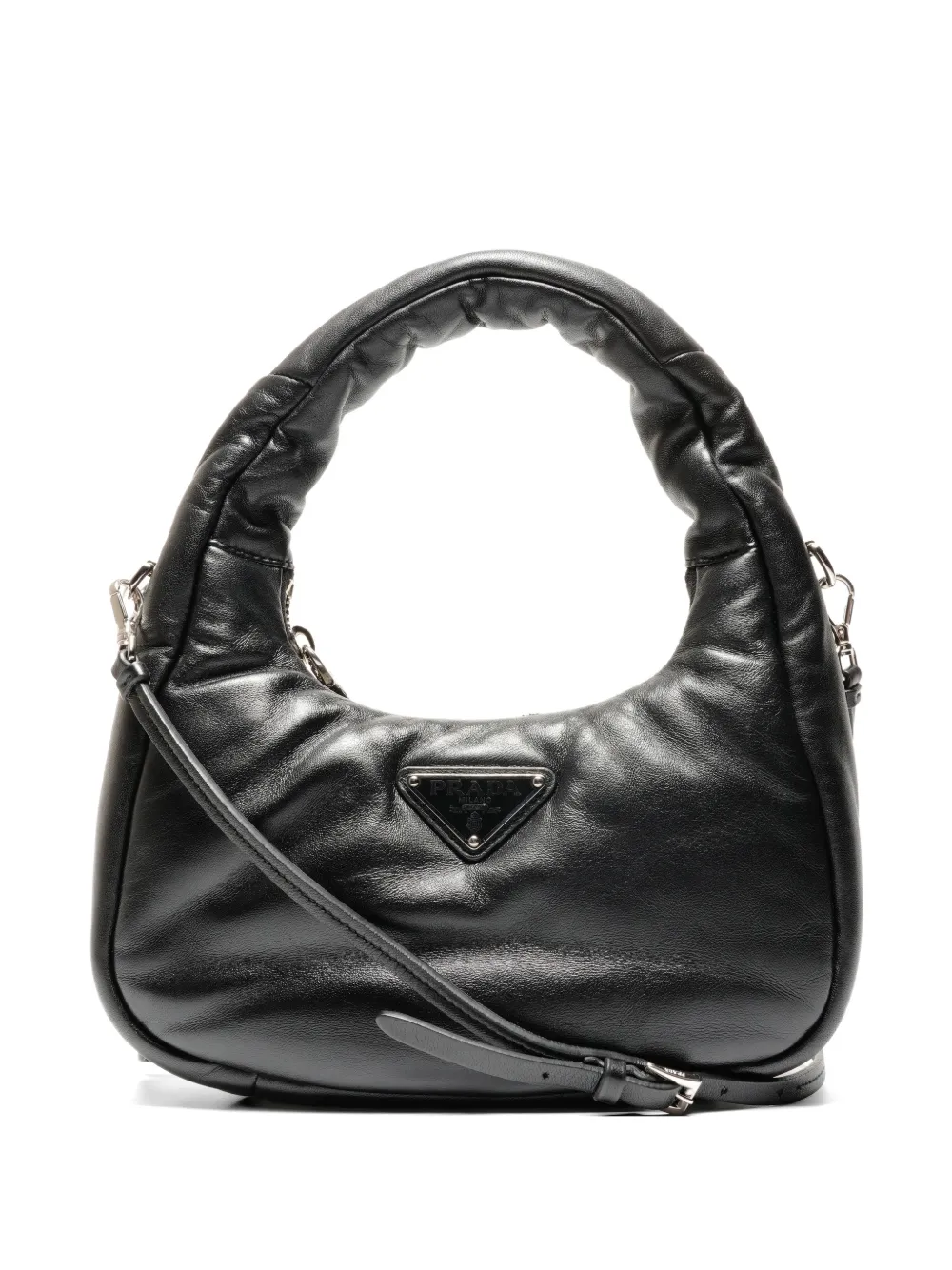 Prada Pre-Owned 2020 padded leather bag - Nero