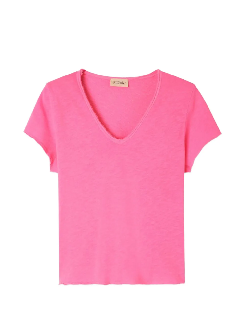 American Vintage Sonoma V-neck T-shirt - Rosa