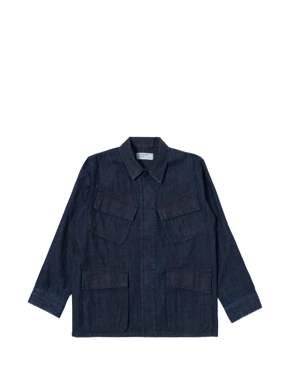 Universal Works Flap-pocket Overshirt In Blue