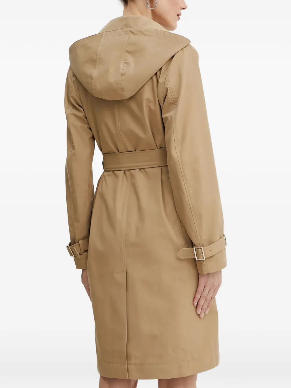  Morgan Hooded Belted Coat - Neutrals 