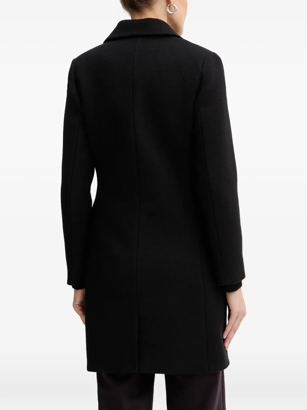  Morgan Buttoned Coat - Black 
