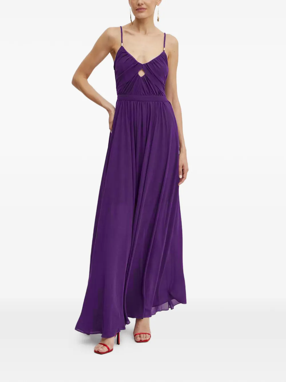 Morgan cut-out detail maxi dress - Viola