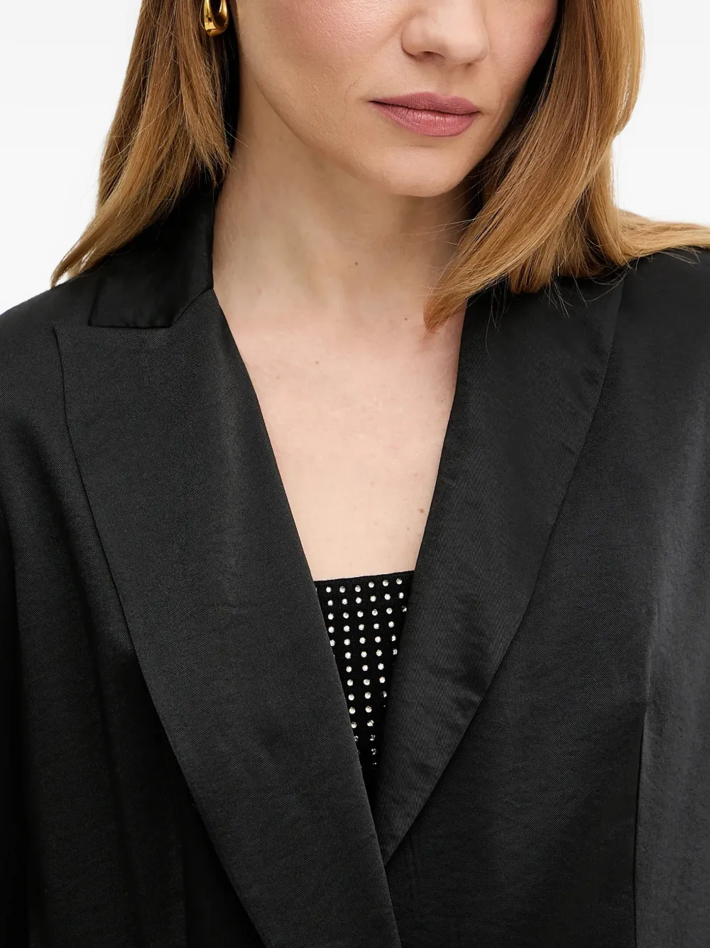Morgan Regular-fit blazer Zwart