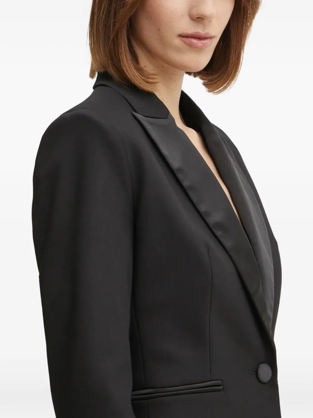 Morgan Blazer met puntige revers en knopen Zwart