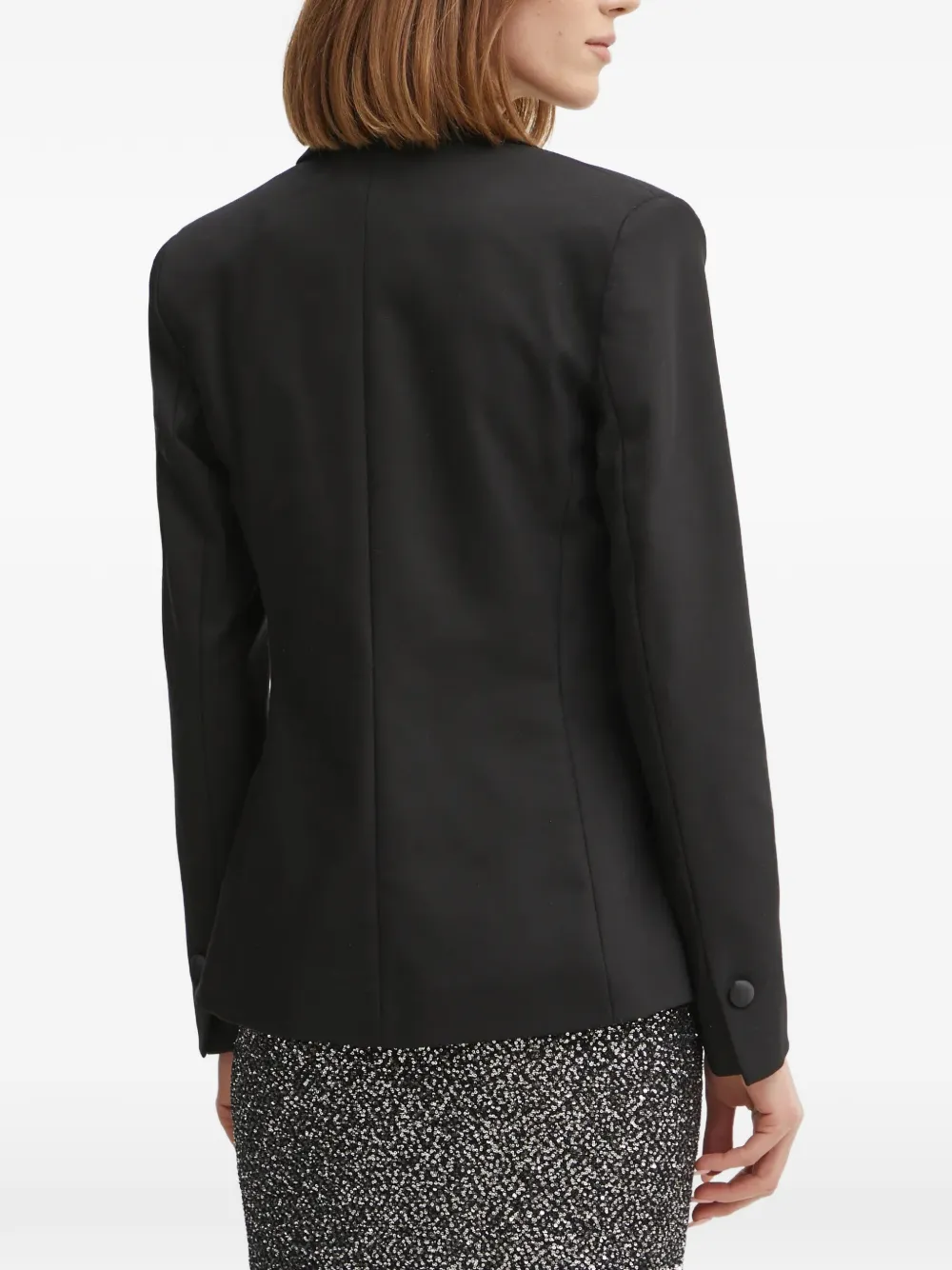Morgan Blazer met puntige revers en knopen Zwart