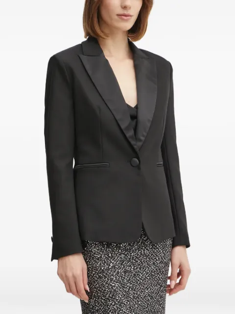 Morgan peak-lapel buttoned blazer
