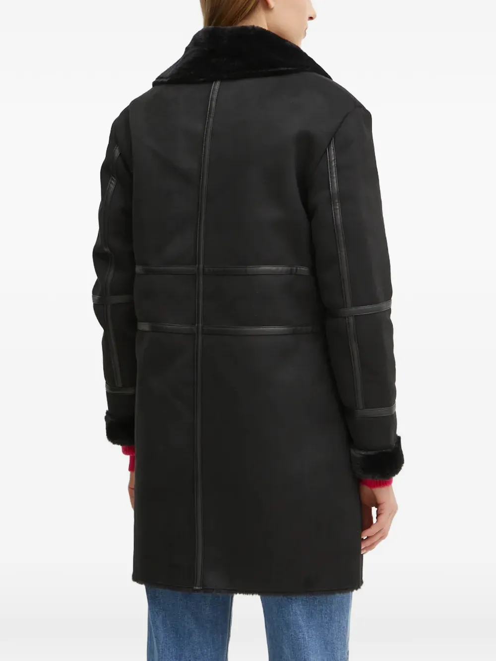 Faux-Fur Trim Coat