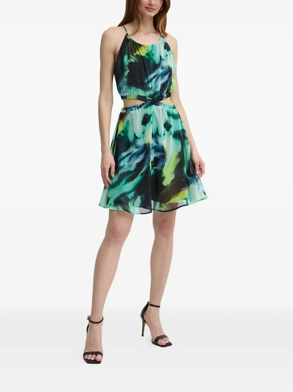 Morgan Rlizy Cut-out Minidress In Multi