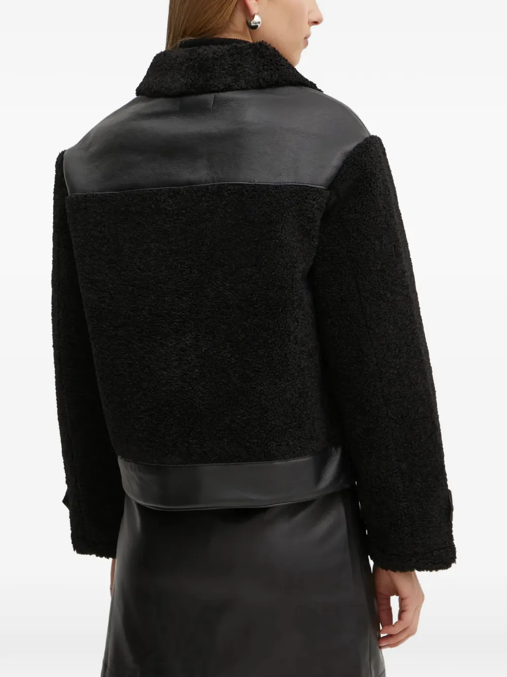  Morgan Panelled Jacket - Black 