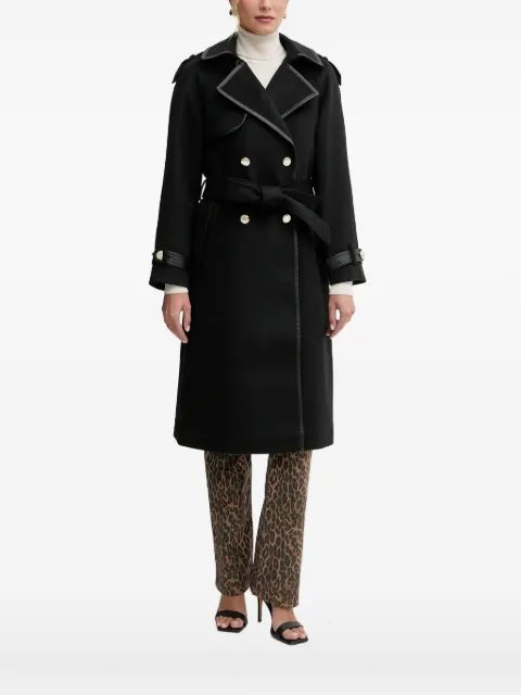 Morgan belted double-breasted coat