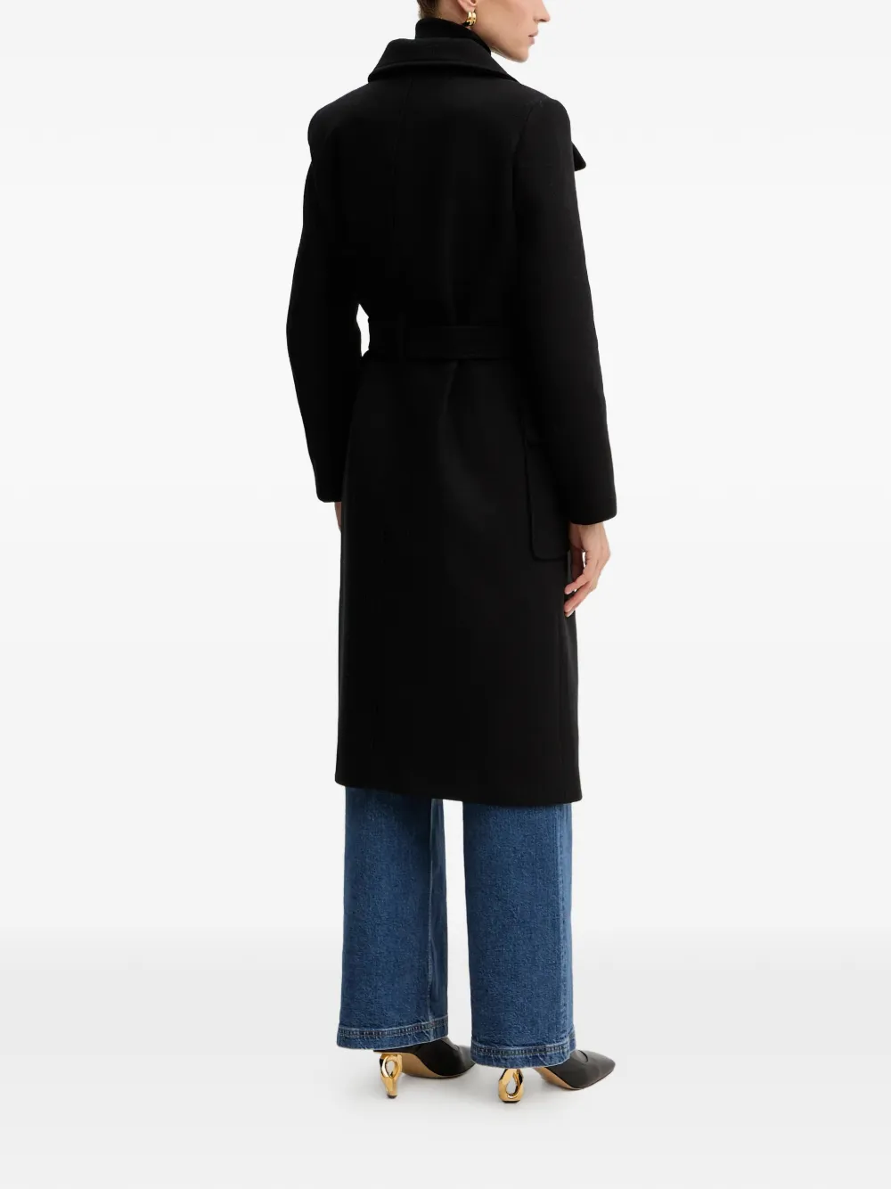  Morgan Belted Coat - Black 