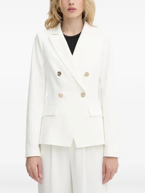 Morgan double-breasted button blazer