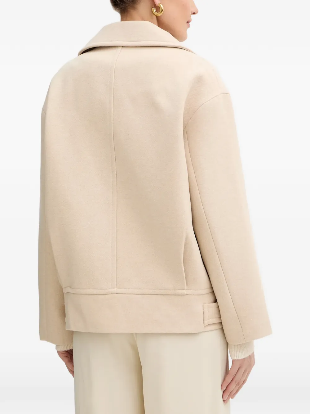  Morgan Double-breasted Coat - Neutrals 