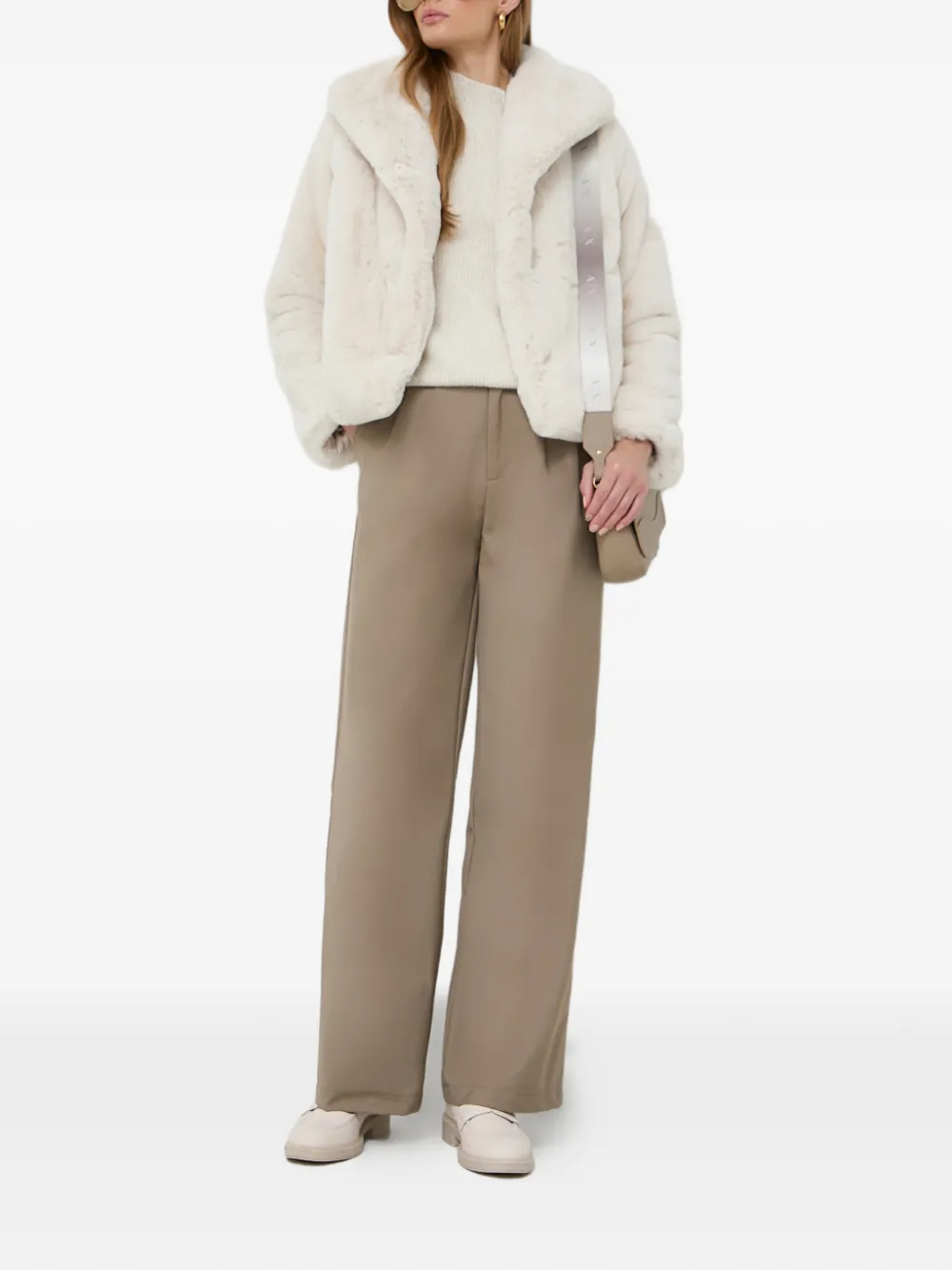  Morgan Faux-fur Jacket - Neutrals 
