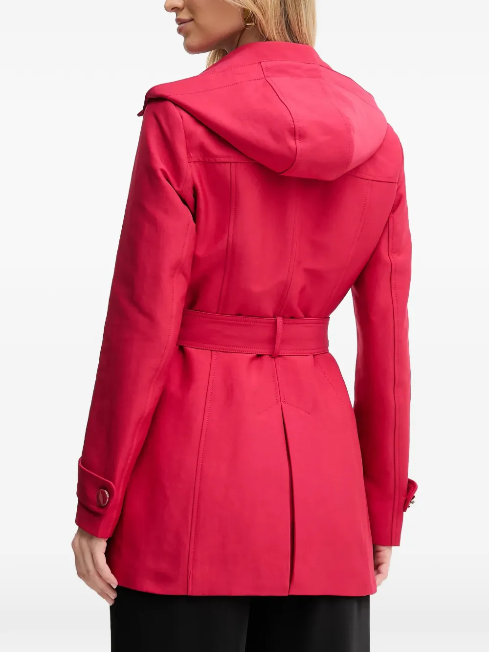 Morgan Mantel met ceintuur Rood