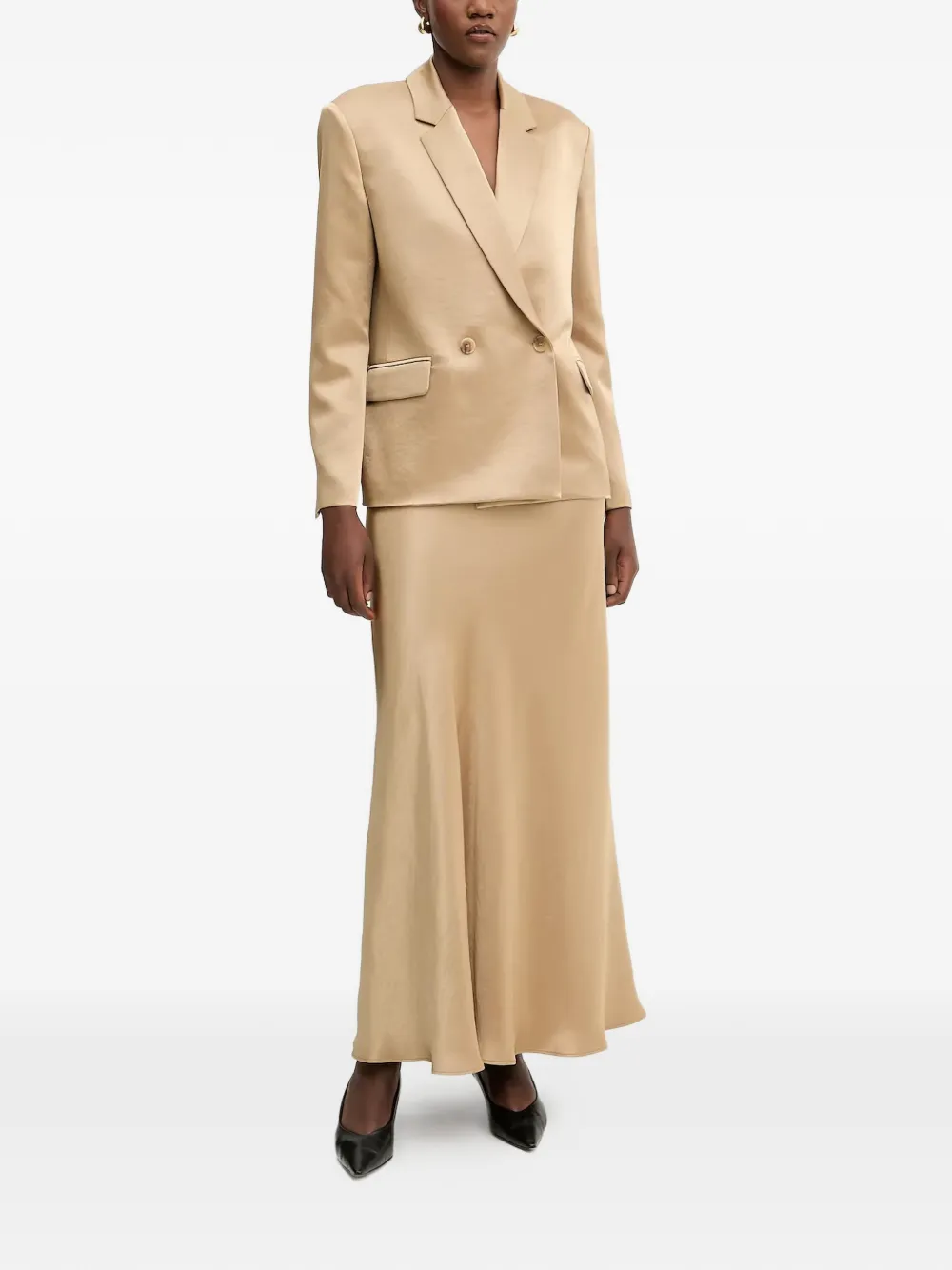  Liviana Conti Remie Maxi Skirt - Neutrals 