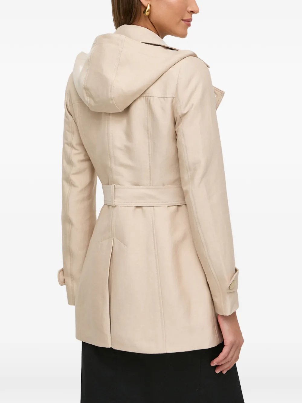 Morgan Mantel met capuchon Beige