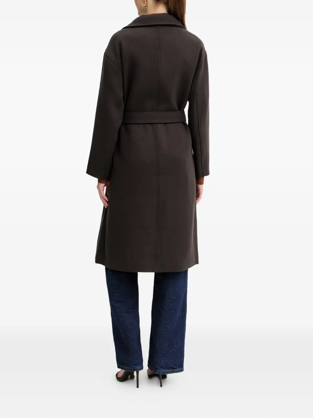 Morgan Belted Coat - Brown 