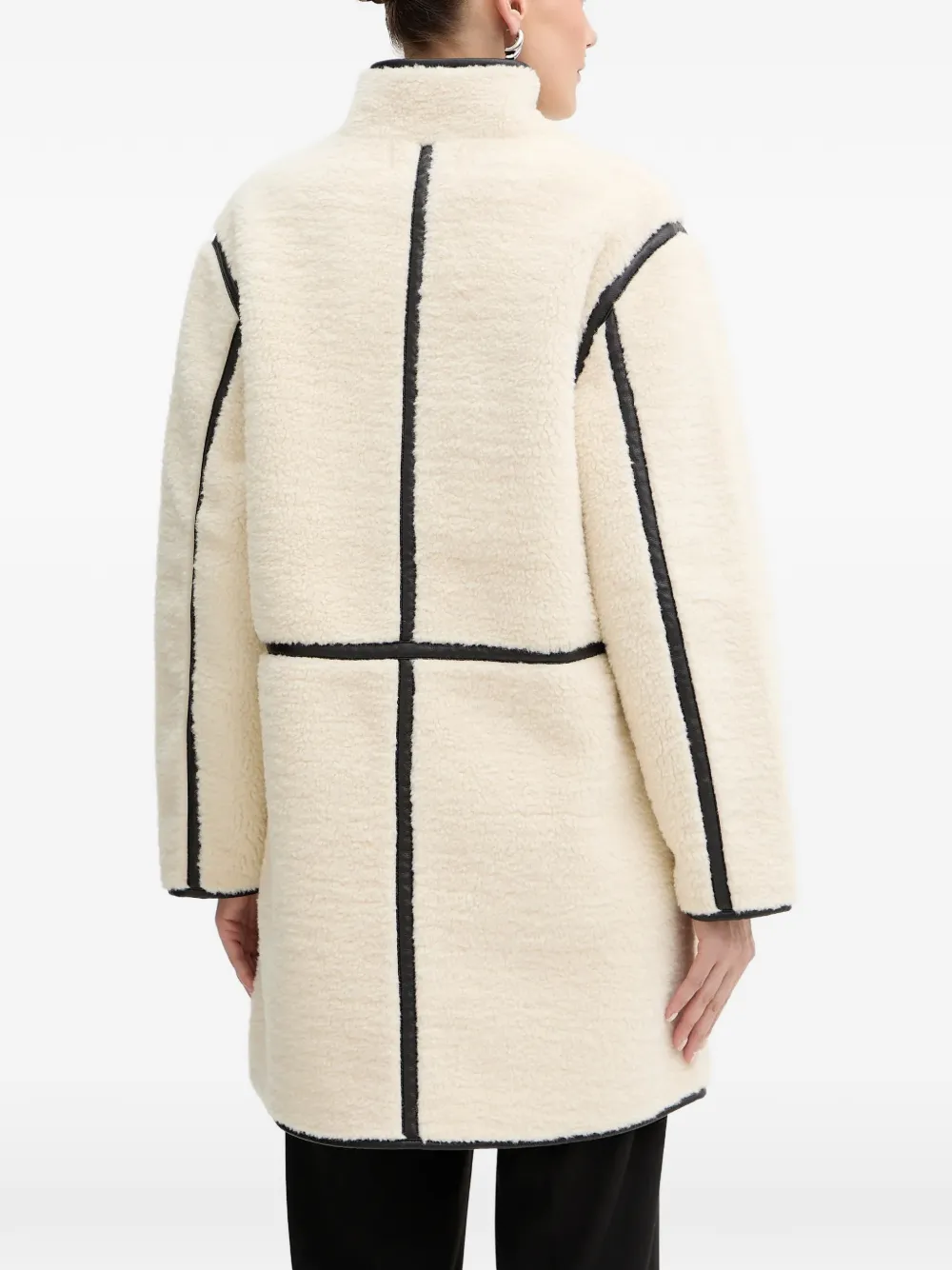  Morgan Button Trim Coat - Neutrals 