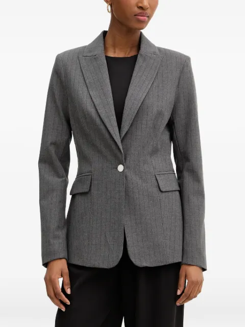 Morgan pinstripe single-breasted blazer