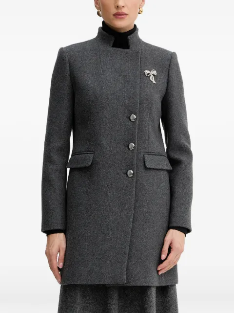 Morgan bow-embellished coat