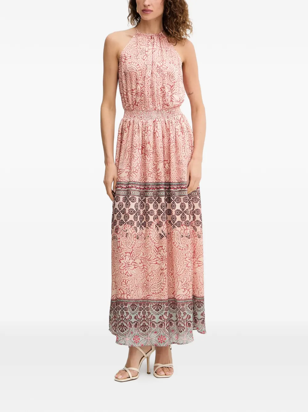 Morgan patterned maxi dress - Rosa