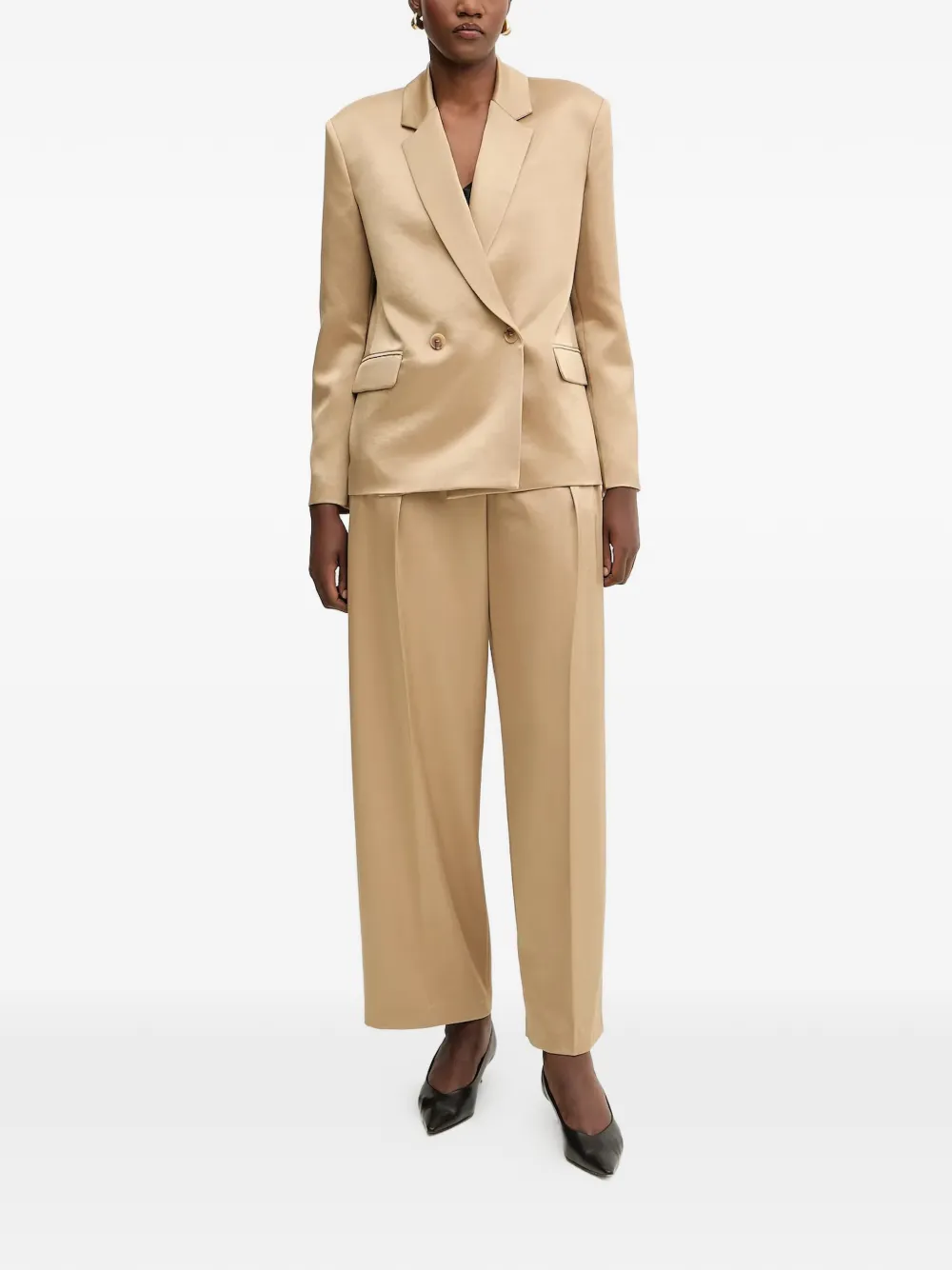 Liviana Conti Luke palazzo broek Beige