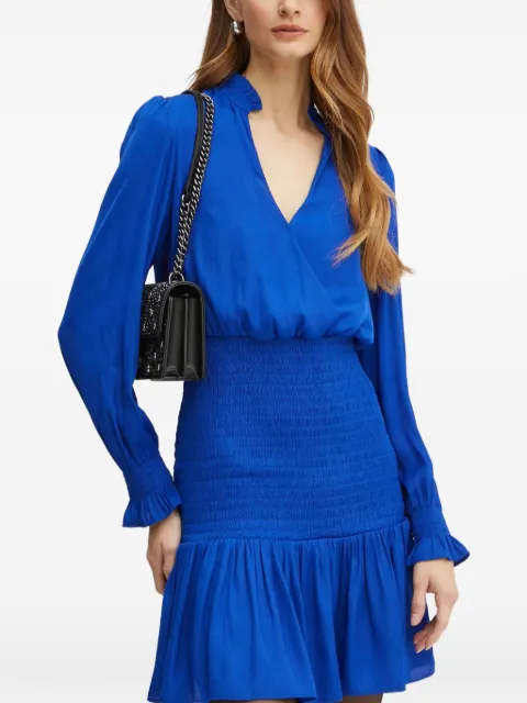 Morgan vestido fruncido con volantes