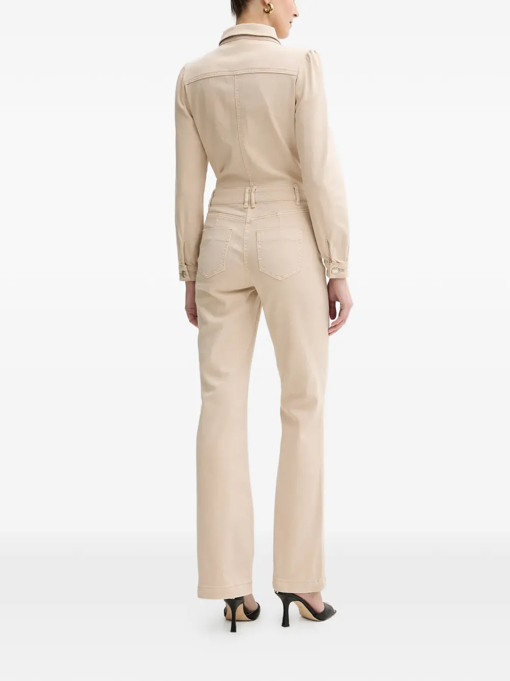  Morgan Button Pocket Jumpsuit - Neutrals 