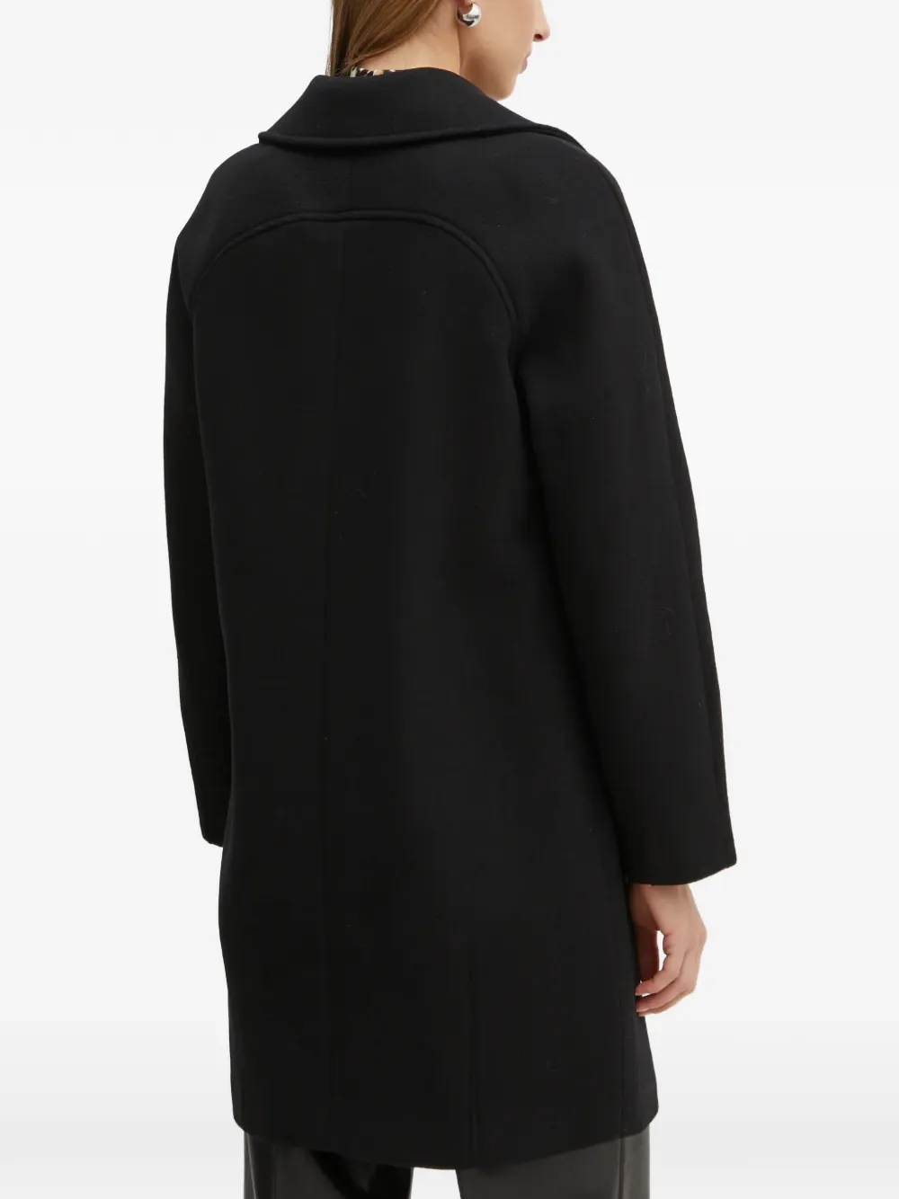  Morgan Button Coat - Black 