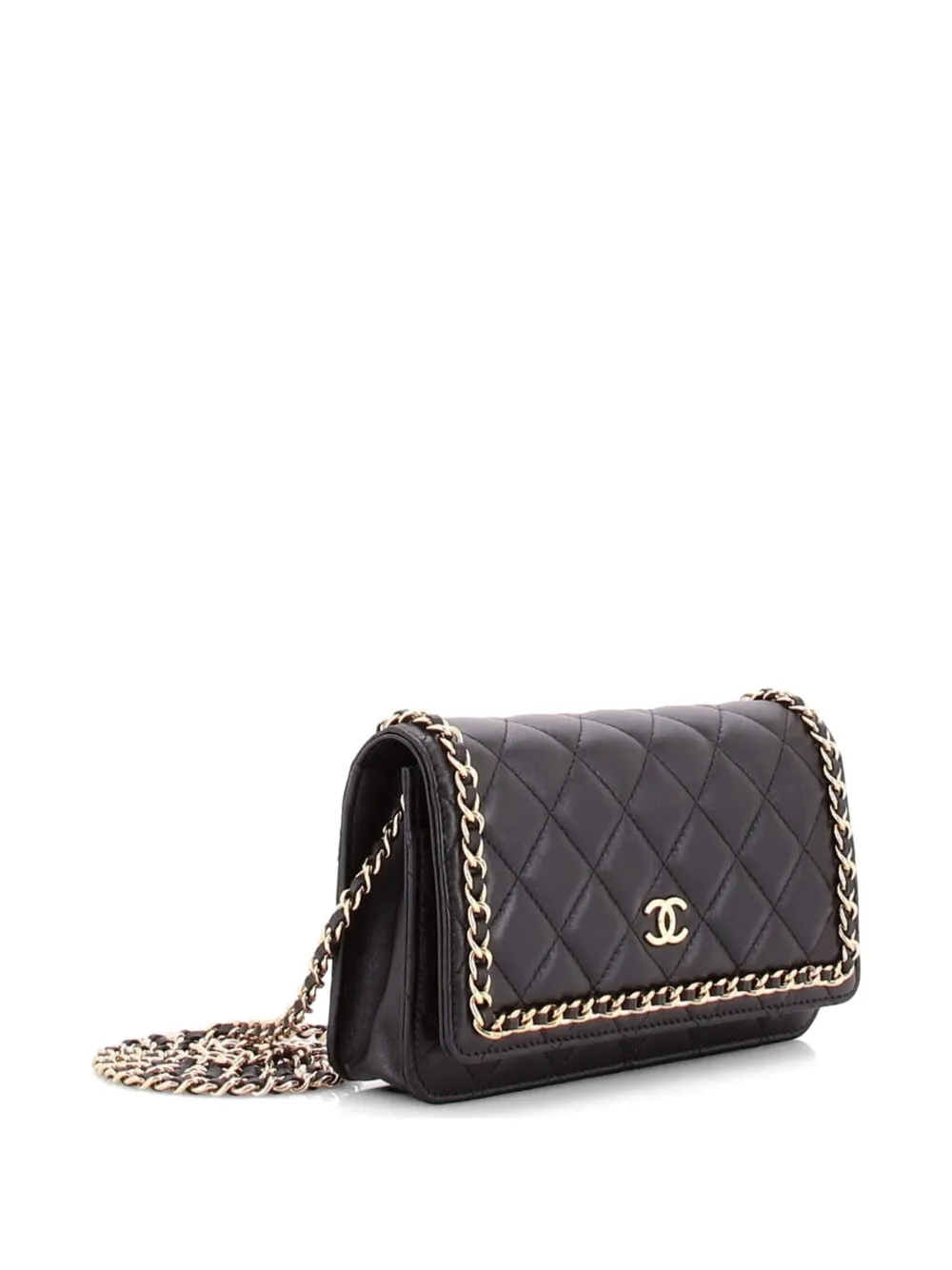 Chain Around Wallet On Chain Quilted Lambskin Clutch Bag