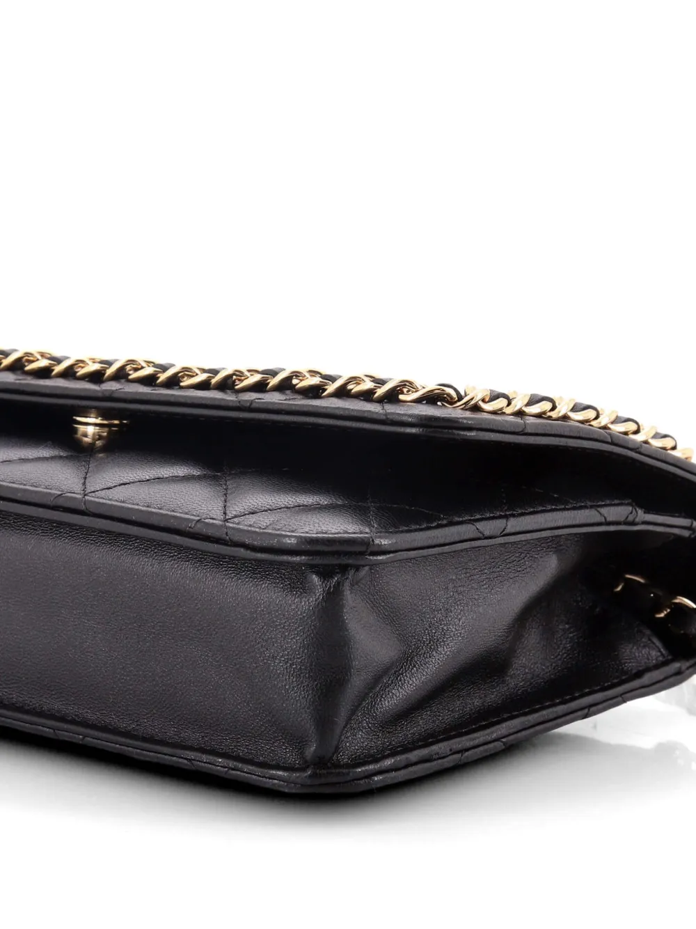 Chain Around Wallet On Chain Quilted Lambskin Clutch Bag