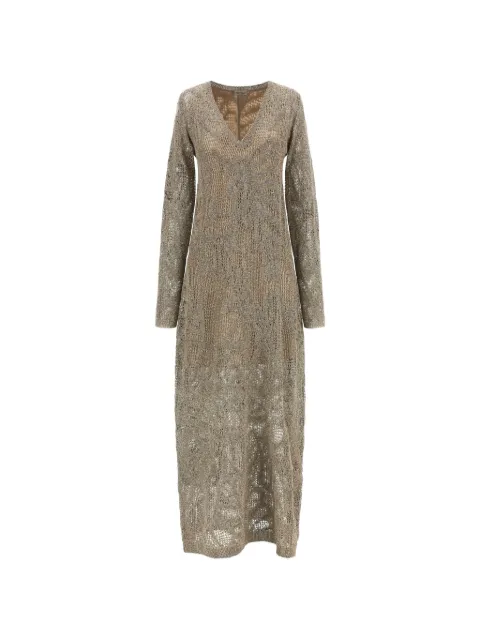 Brunello Cucinelli sequin-embellishment knitted dress