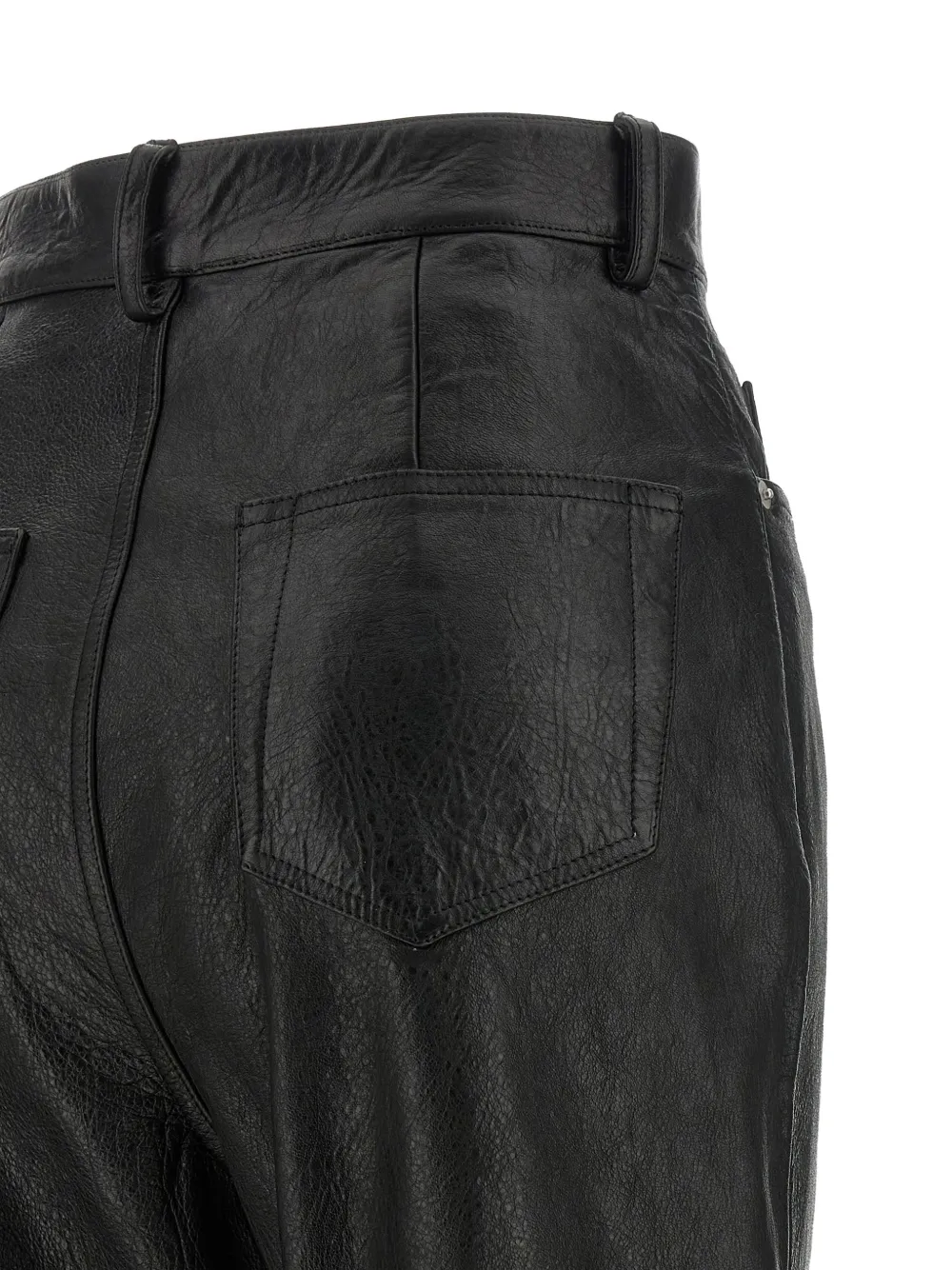 Rick Owens Bootcut broek Zwart