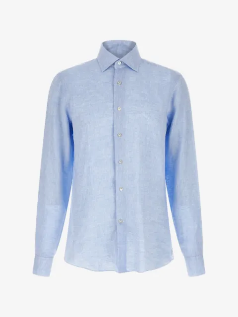 BORRIELLO NAPOLI buttoned linen shirt