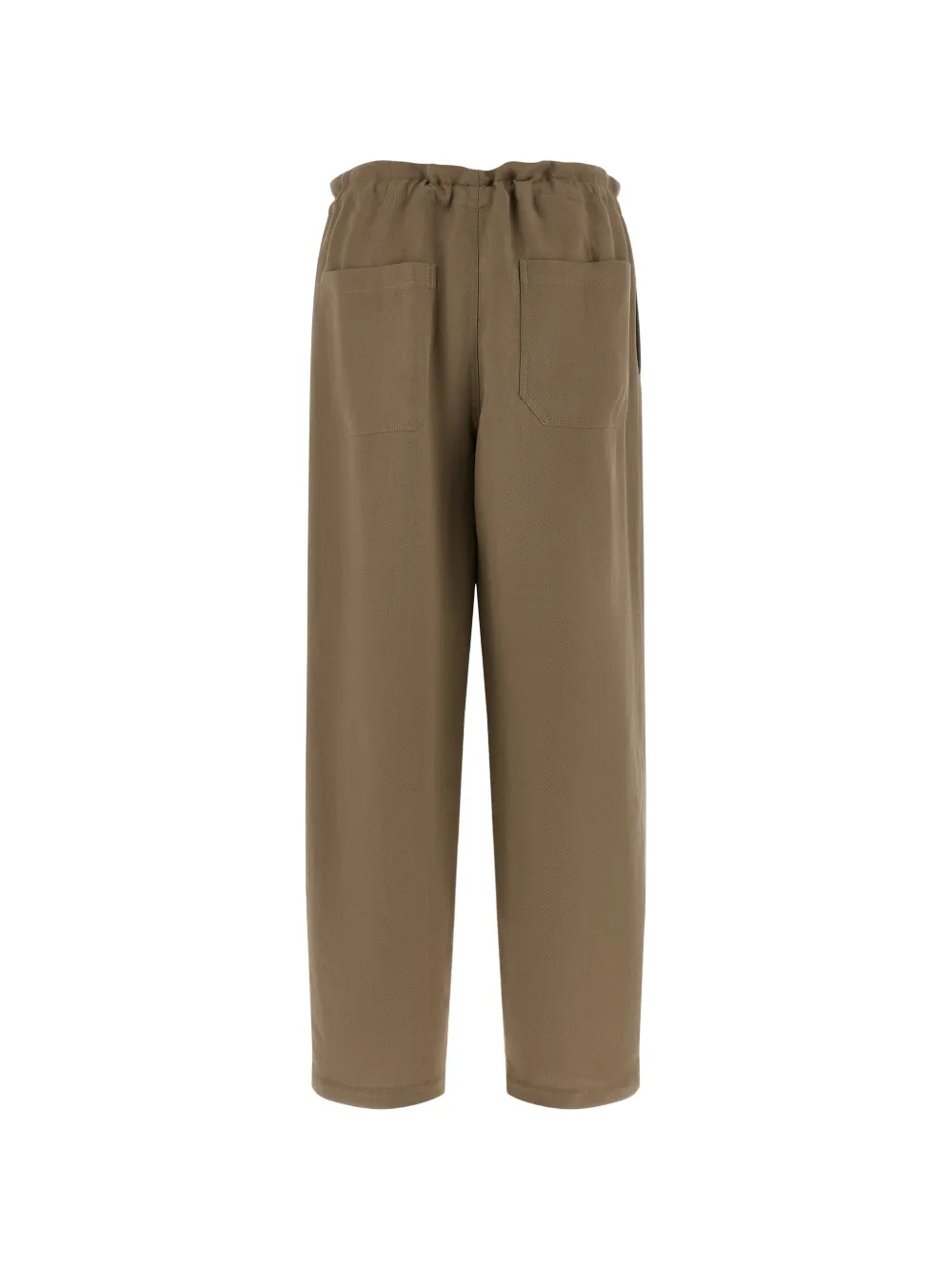 Brunello Cucinelli Twill straight broek Bruin