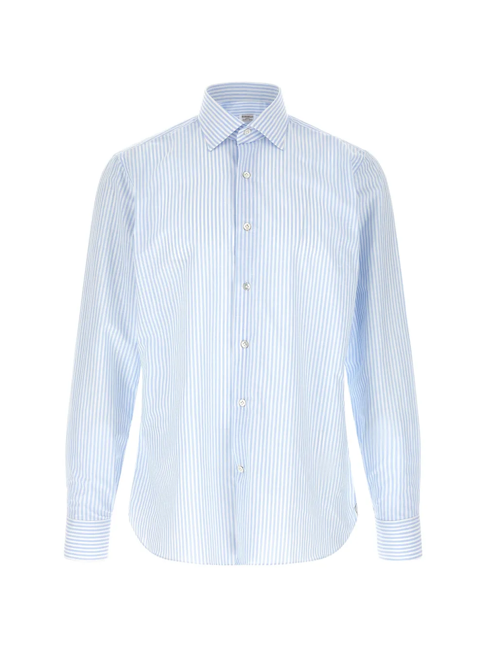 BORRIELLO NAPOLI striped buttoned shirt - Blu