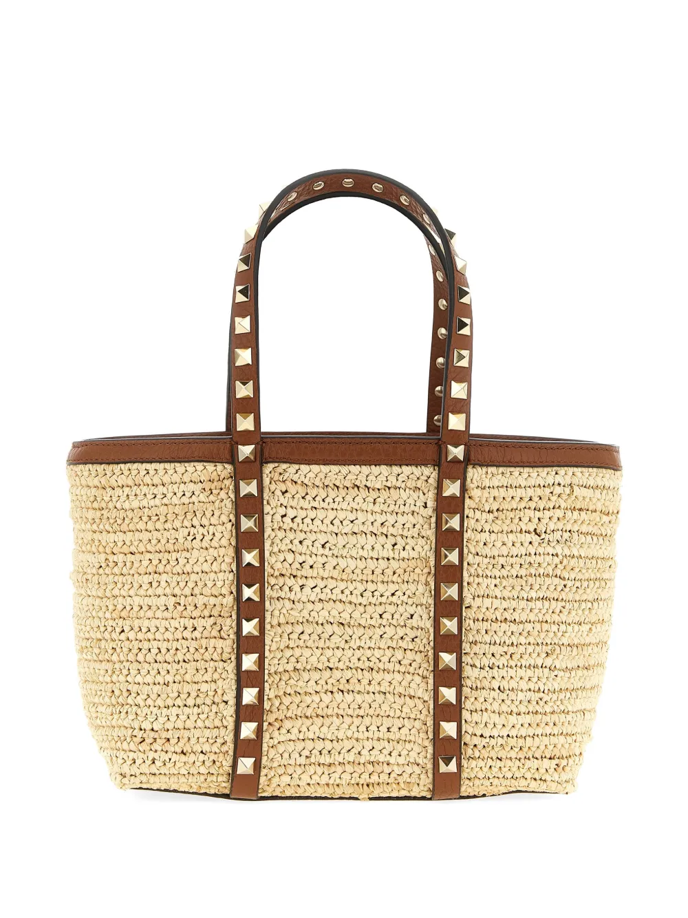 Valentino Garavani mini Rockstud tote bag - Toni neutri