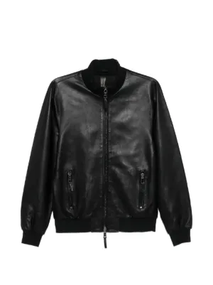 Giorgio Brato Leather Jacket | Black | FARFETCH ZA