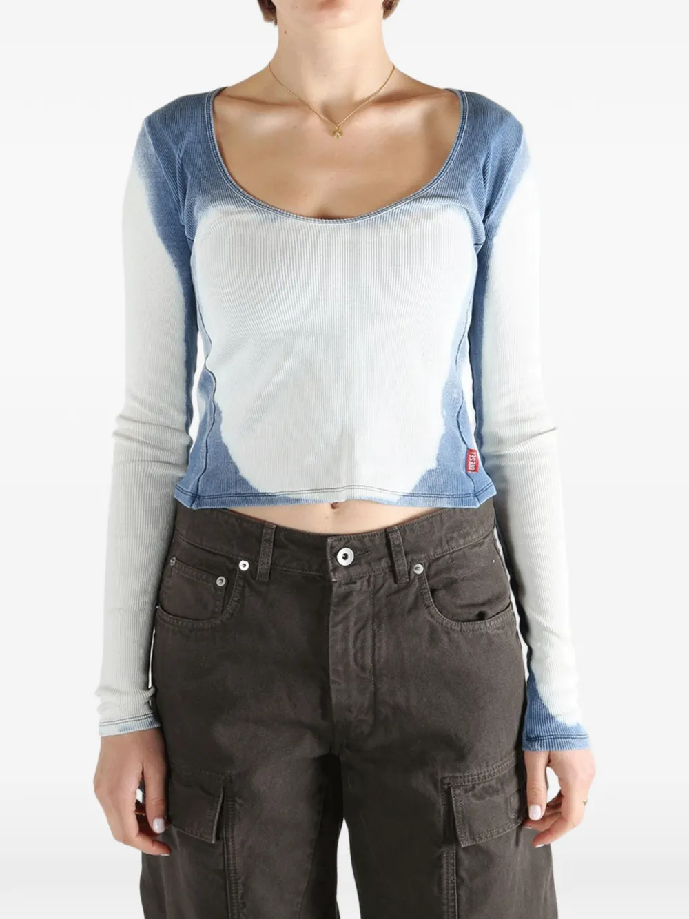 Diesel Top met lange mouwen Wit