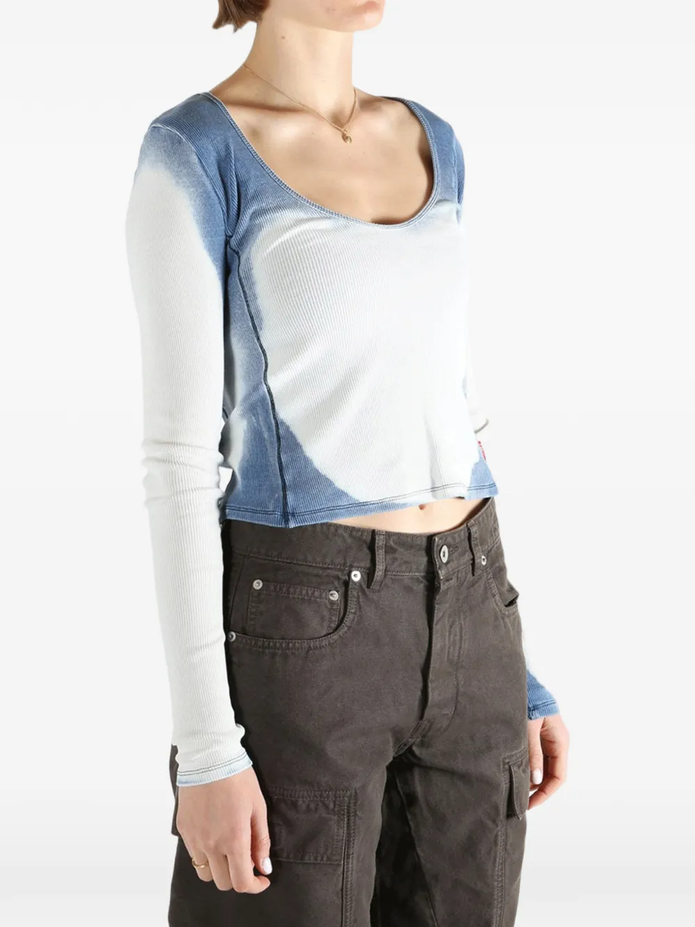 Diesel Top met lange mouwen Wit