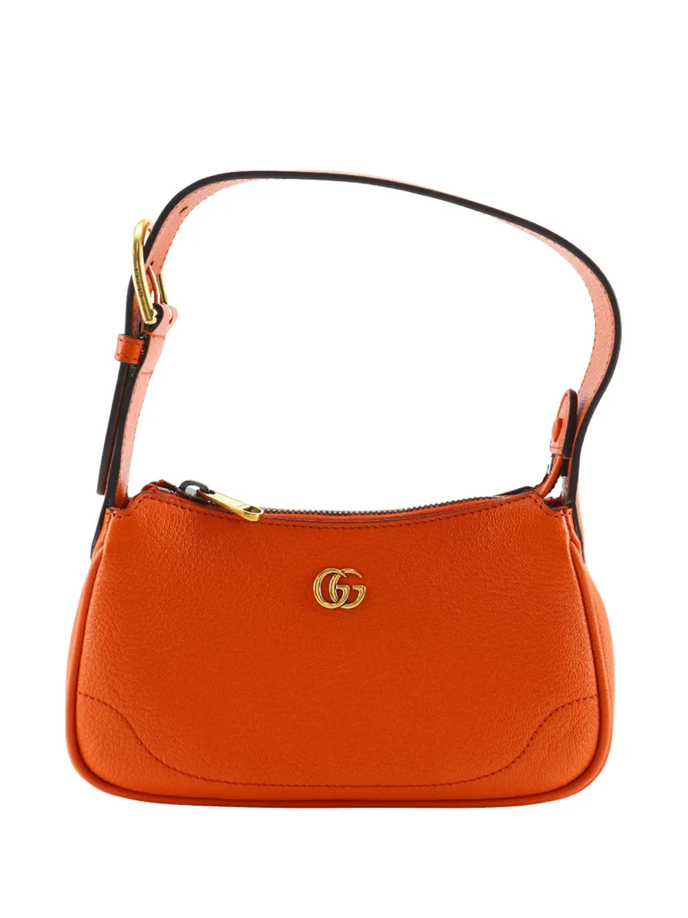 Gucci Pre-Owned 2016-2026 Mini Leather Aphrodite shoulder bag - Arancione